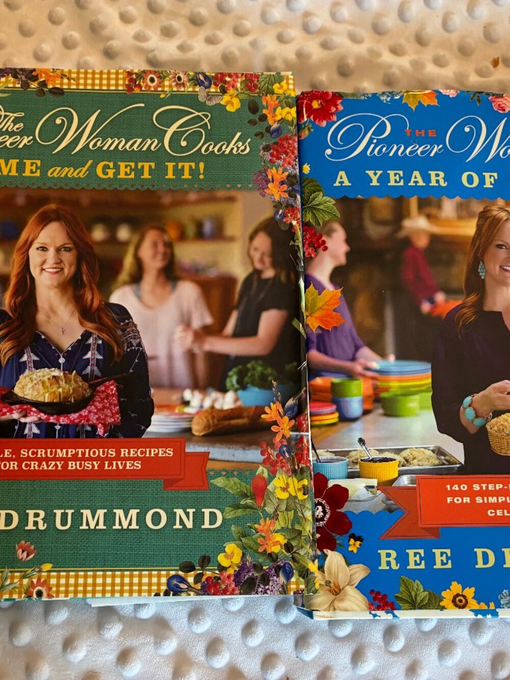 Pioneer Woman Cooks A Year of Holidays & Come and Get It!  2 HC Dust Jackets